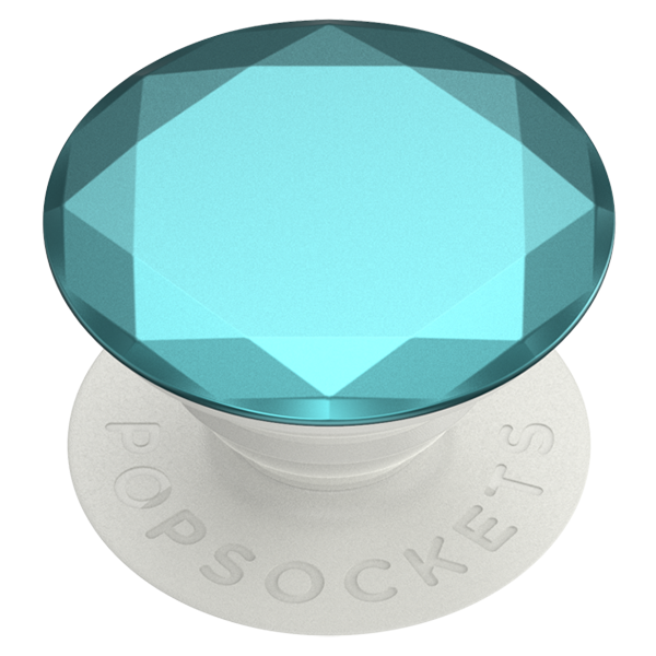 PopSockets Premium PopGrip - Metallic Diamond Aquarius Blue