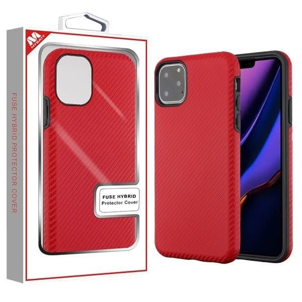 MyBat Fuse Carbon Fiber iPhone 11 Pro Max Case - Red