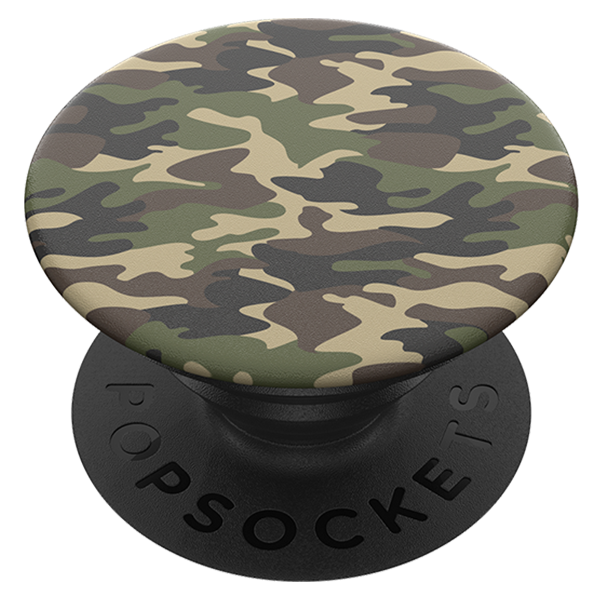 PopSockets Swappable PopGrip - Woodland Camo