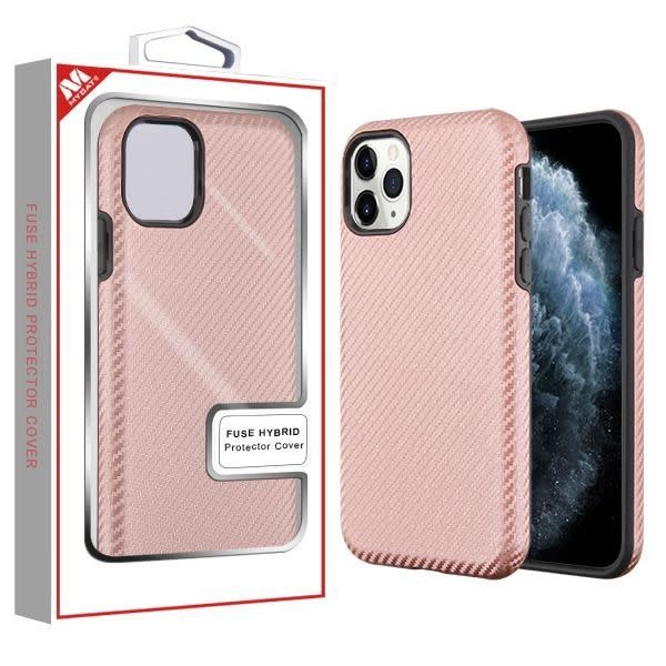 MyBat Fuse Carbon Fiber iPhone 11 Pro Case - Rose Gold