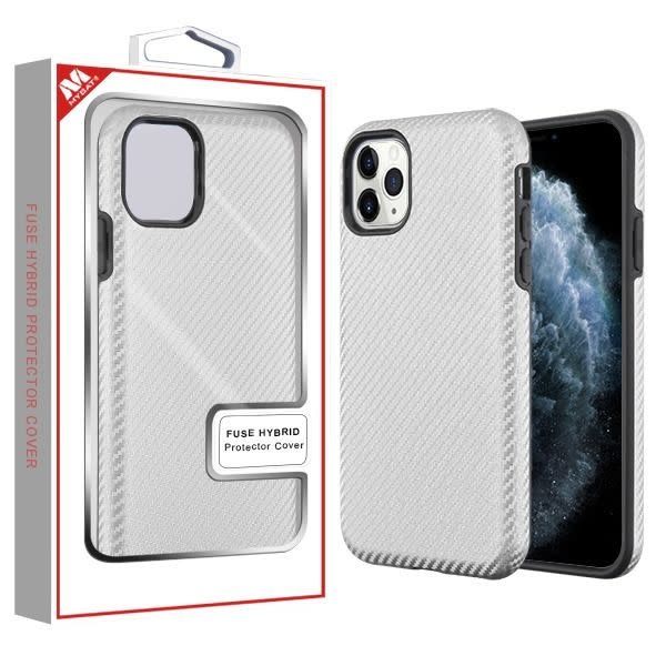 MyBat Fuse Carbon Fiber iPhone 11 Pro Case - SIlver