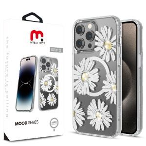 MyBat Pro Mood MagSafe Case for iPhone 15 Pro - Happy Daisies