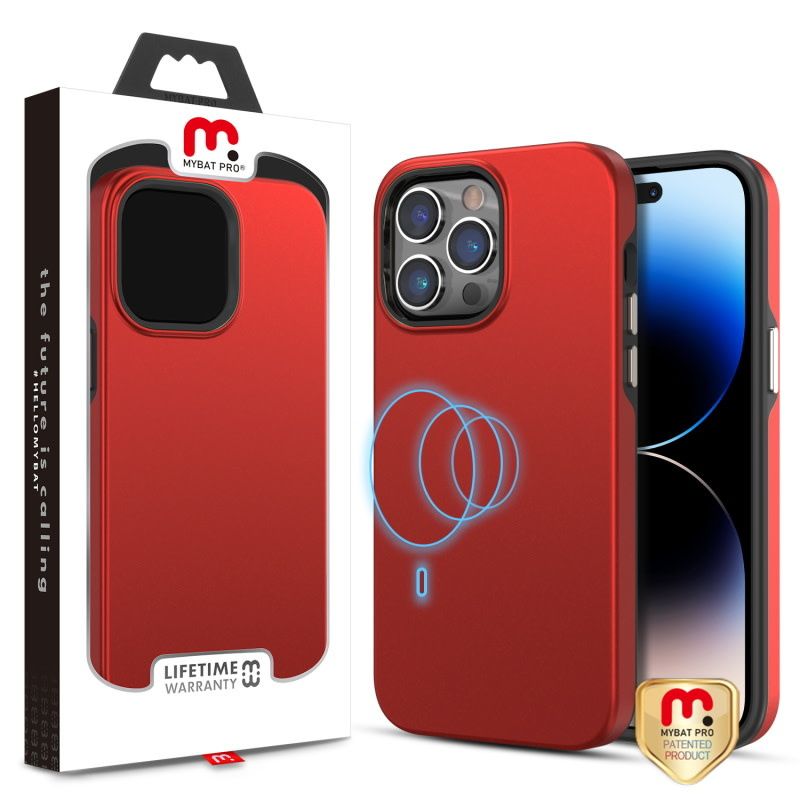 MyBat Pro Fuse MagSafe Case for iPhone 14 Pro - Red