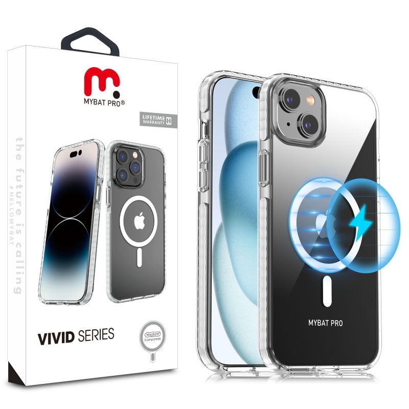 MyBat Pro Vivid MagSafe Case for iPhone 15 - White
