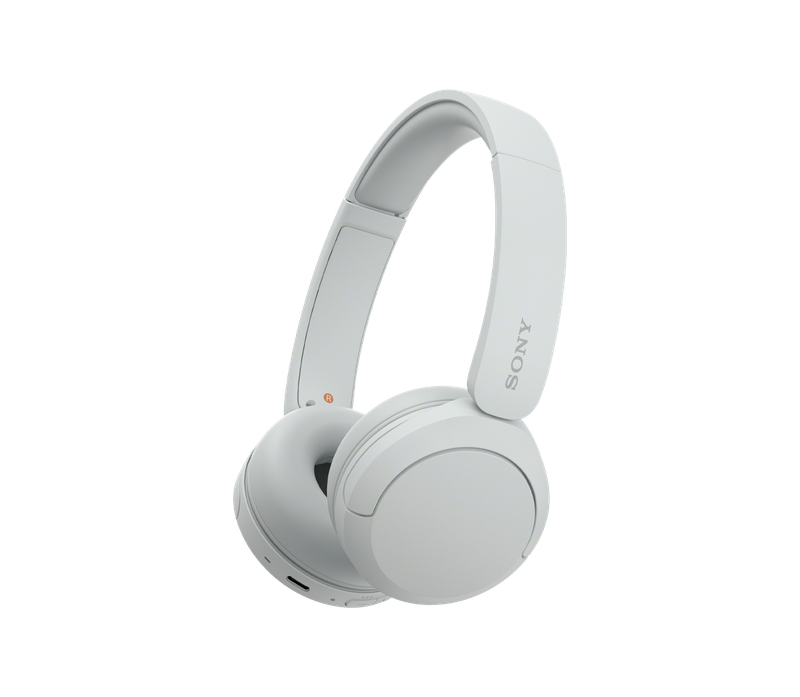 Sony WH-CH520 Wireless Headphones Bluetooth On-Ear Headset w/ Mic - White