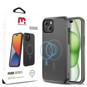 MyBat Pro Fuse MagSafe Case for iPhone 15 Plus - Black