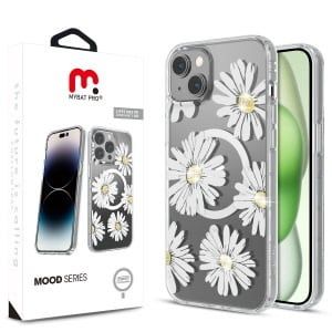 MyBat Pro Mood MagSafe Case for iPhone 15 Plus - Happy Daisies