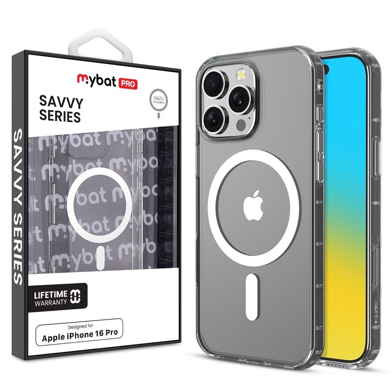 MyBat Pro Savvy Series MagSafe Case for Apple iPhone 16 Pro - Clear