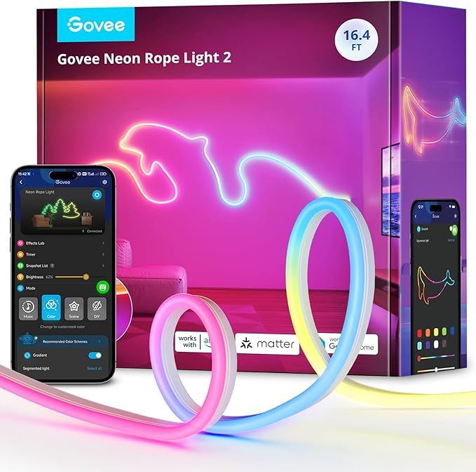 Govee Neon Rope Light 2 - 16.4ft