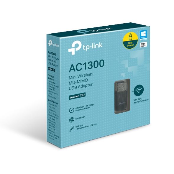 TP-LINK AC1300 Dual Band USB WiFi Adapter