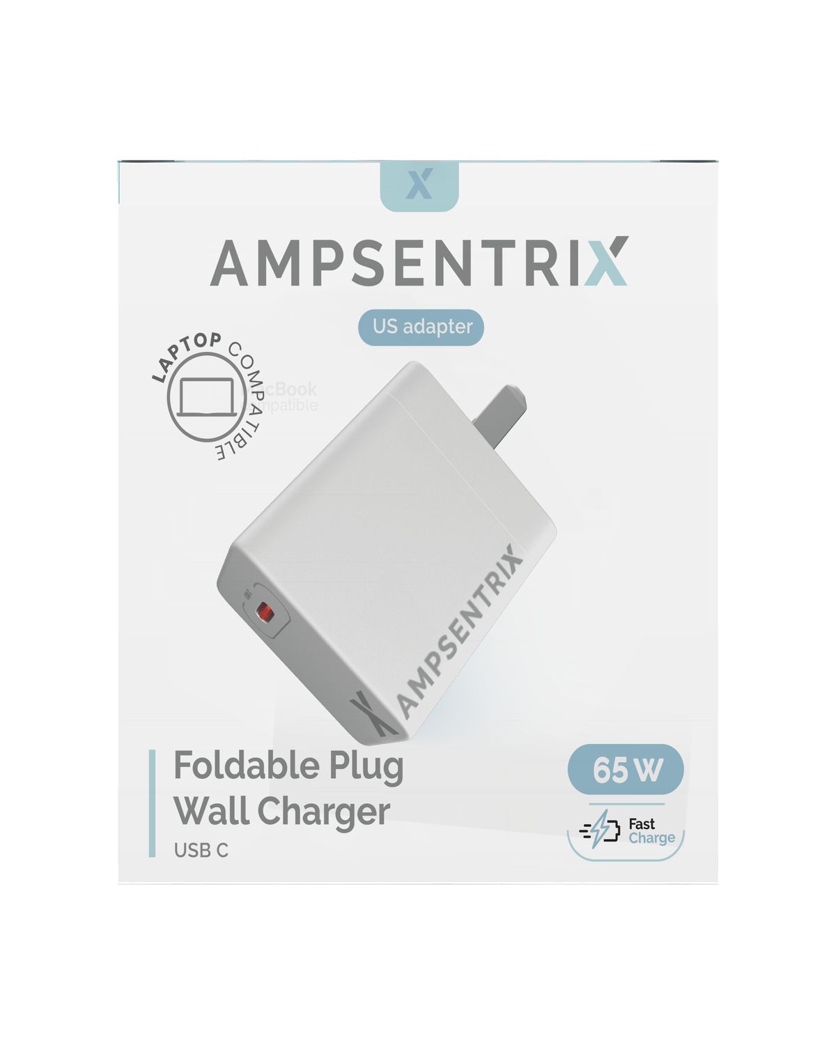AmpSentrix 65W Type C Wall Adapter