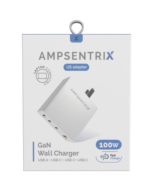 AmpSentrix 100W Type C Wall Adapter