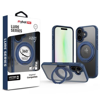 MyBat Pro Lure Series 360° Ring Stand MagSafe Case for Apple iPhone 17 - Blue