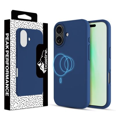 Baseline Essence Series Silicone MagSafe Case for Apple iPhone 17 - Midnight Blue