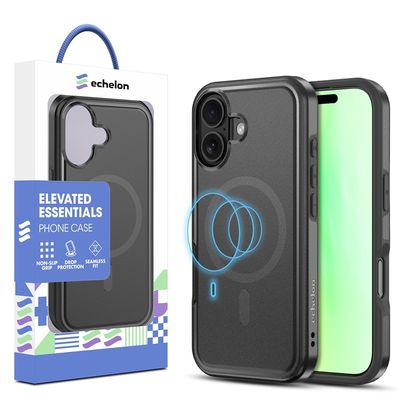 Echelon Fuse Series w/ MagSafe Case for Apple iPhone 17 - Black