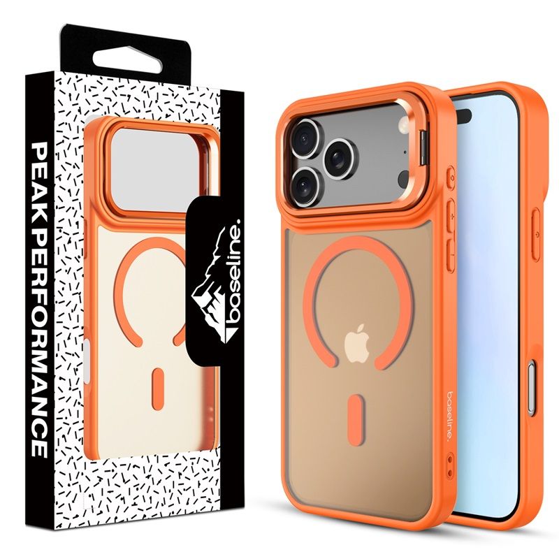 Baseline InFrame MagSafe Case with Kickstand for Apple iPhone 17 Pro - Orange