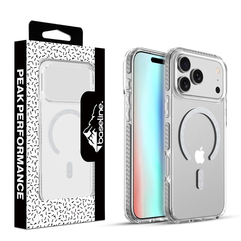 Baseline Shimmer Series MagSafe Case for Apple iPhone 17 Pro - Silver