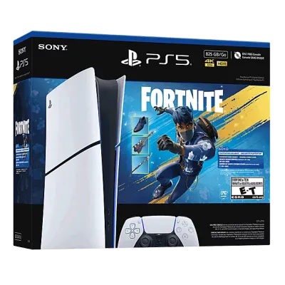 Sony PlayStation 5 Slim Console Digital Edition – 825GB - Fortnite Flowering Chaos Bundle