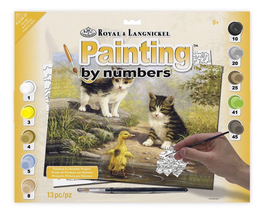 Amis d&#39;étang peinture à numéros