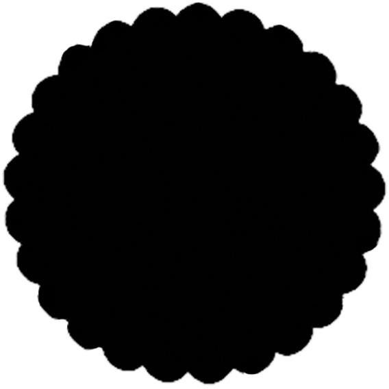 Clever Lever Extra Jumbo Craft Punch, Scalloped Circle - 1.5&quot; Diameter