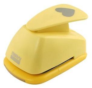 Clever Lever Extra Jumbo Craft Punch, Scalloped Circle - 1.5&quot; Diameter
