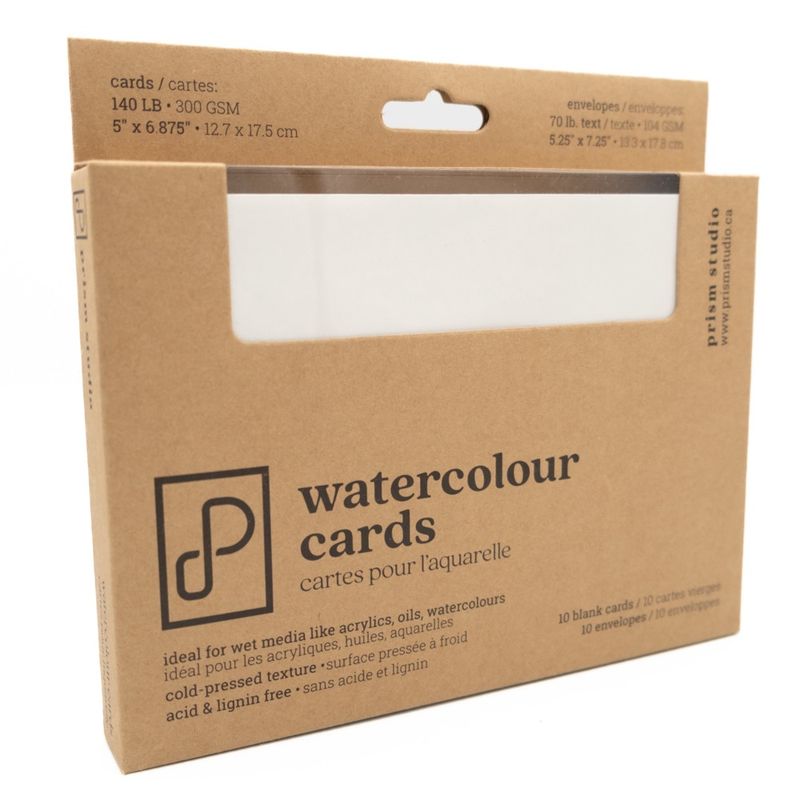 Cartes aquarelles prisme studio