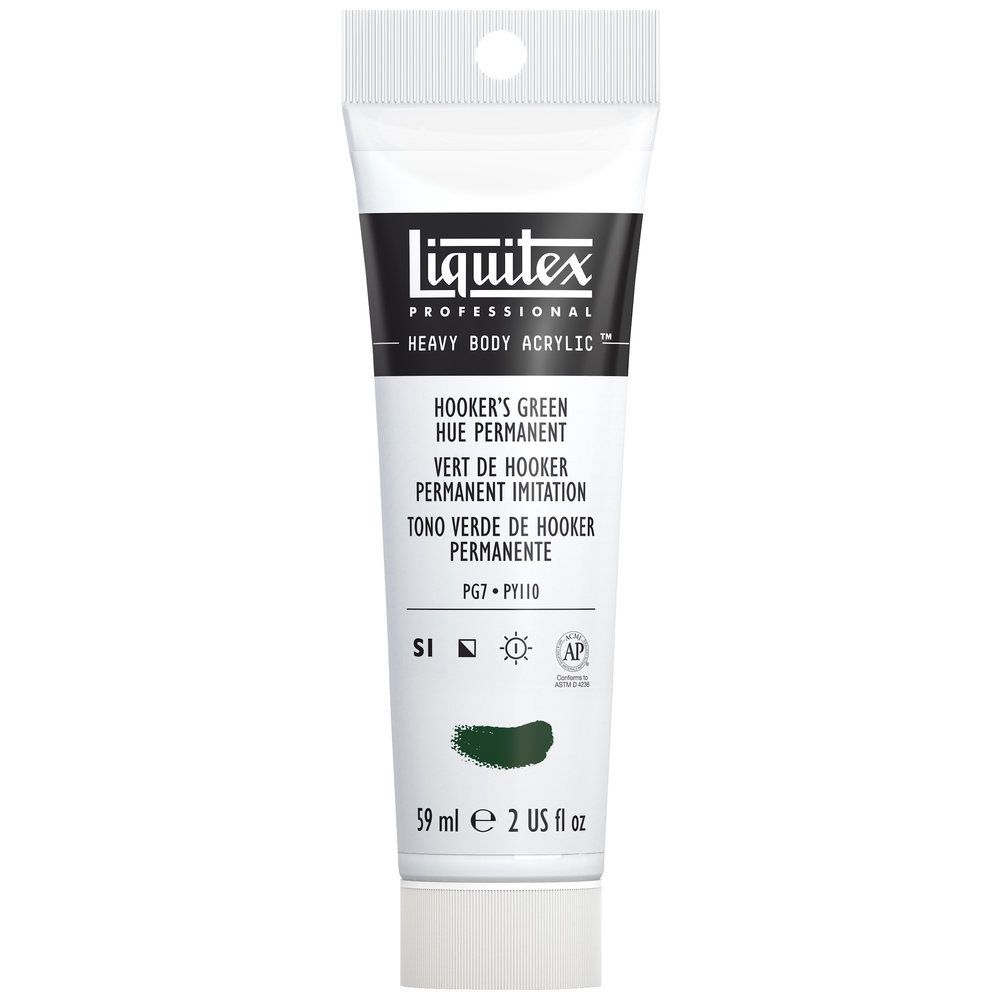 Liquitex heavy body vert de hooker