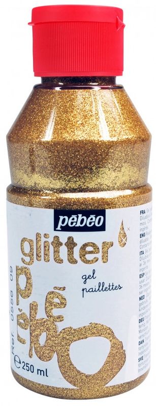Pebeo glitter gel paillettes or 250 ml