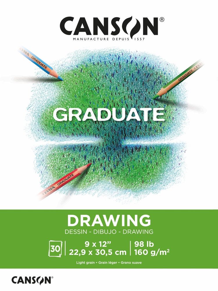 Canson dessin 9x12 graduate