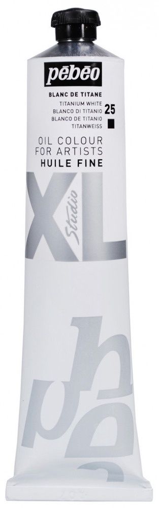 huile 200ml pébéo 25blanc titane 200ml