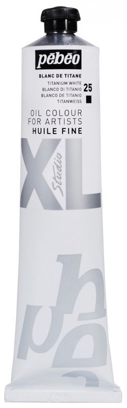 huile 200ml pébéo 25blanc titane 200ml