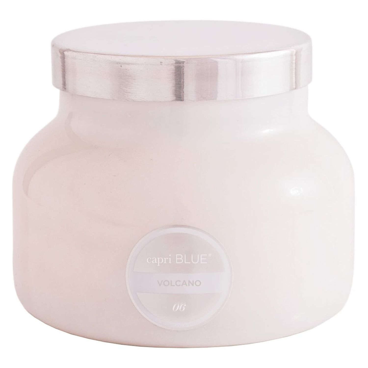 Volcano Candle Signature White Jar