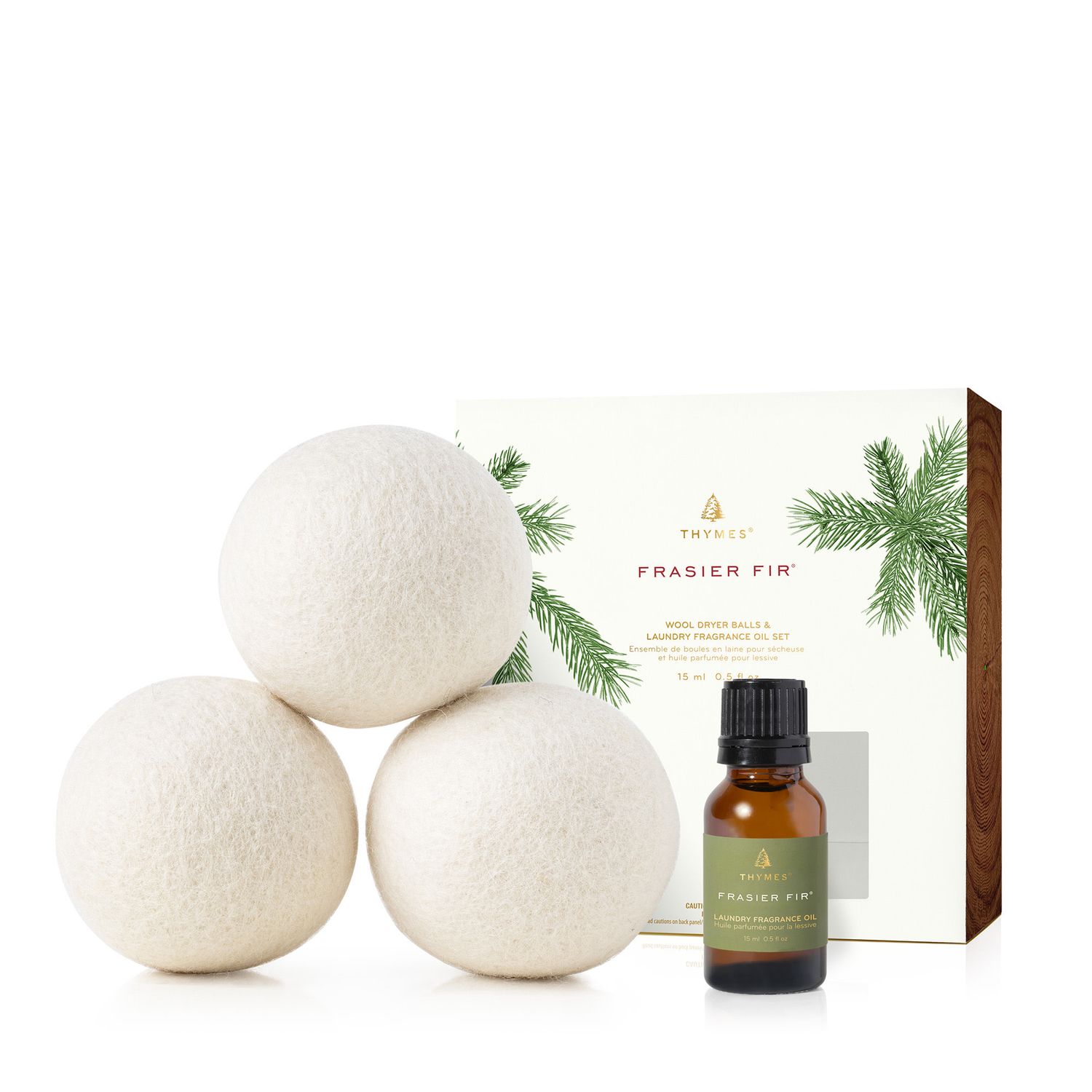 Frasier Fir Wool Dryer Balls &amp; Oil
