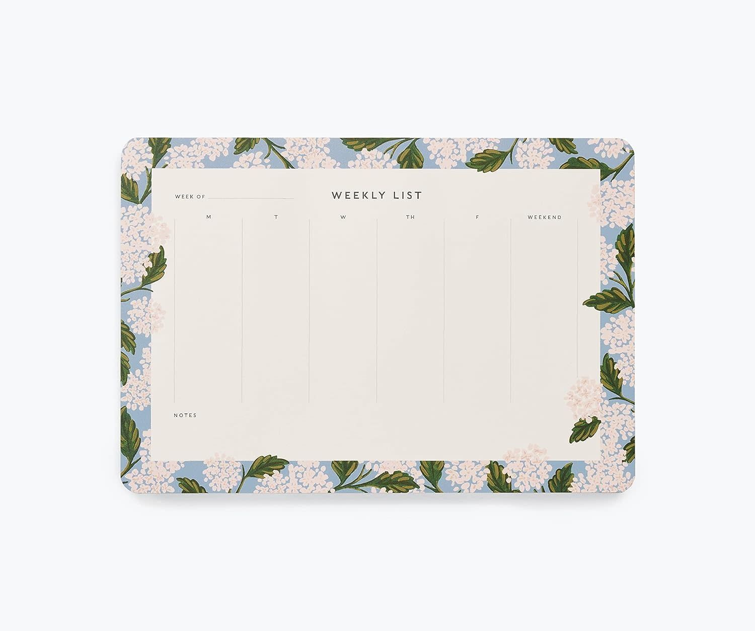 Hydrangea Weekly Deskpad