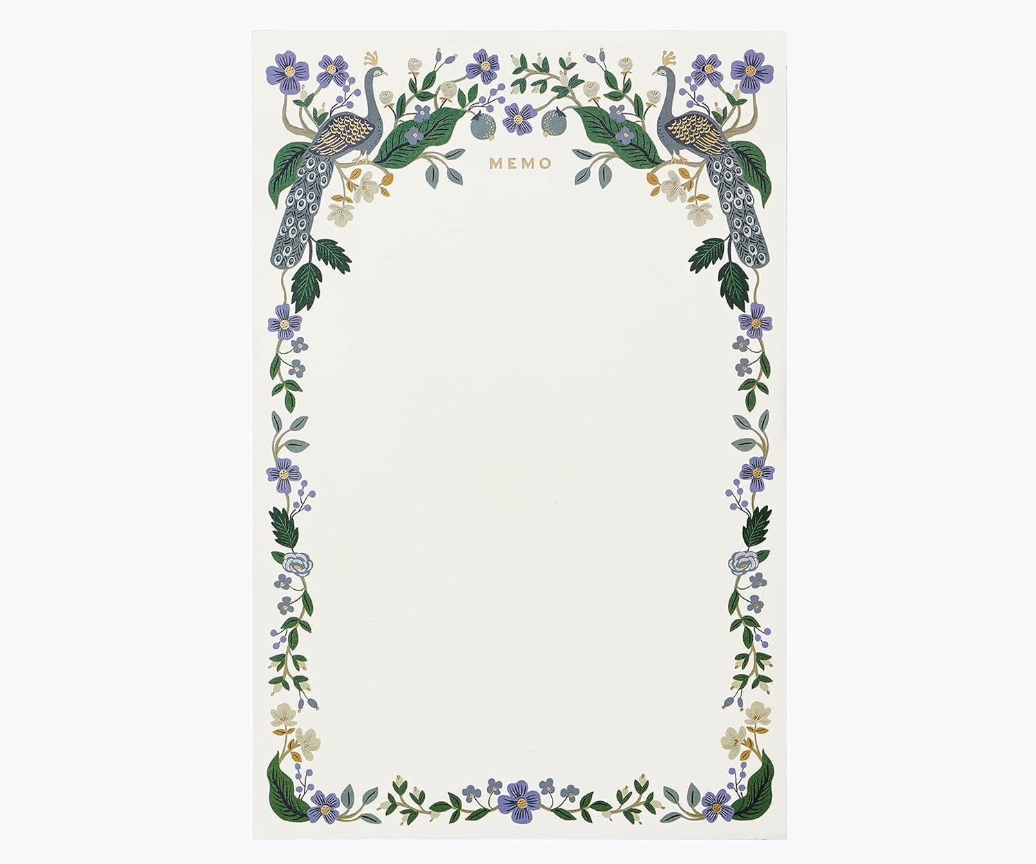 Peacock Memo Notepad