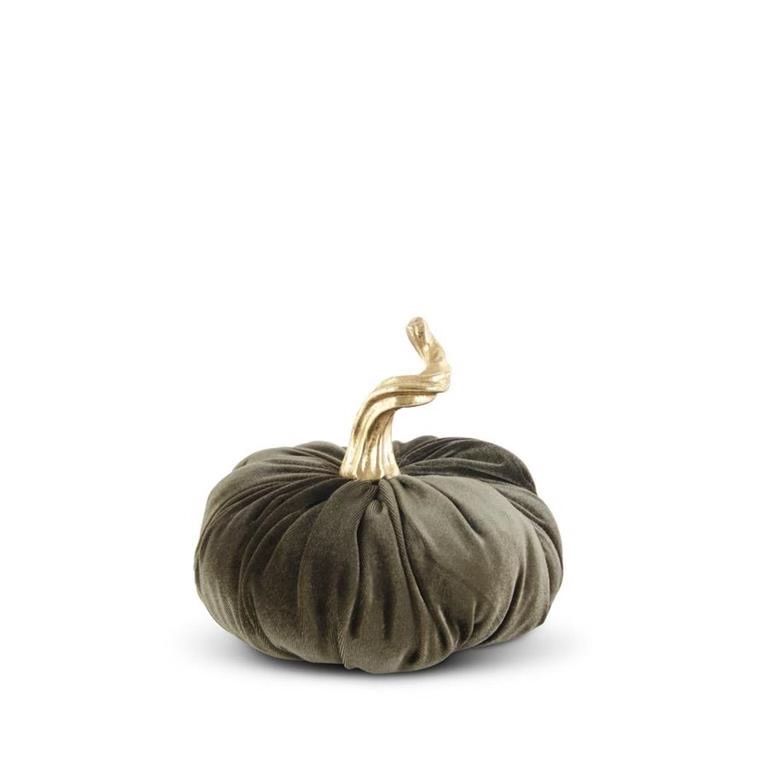 Green Velvet Pumpkin