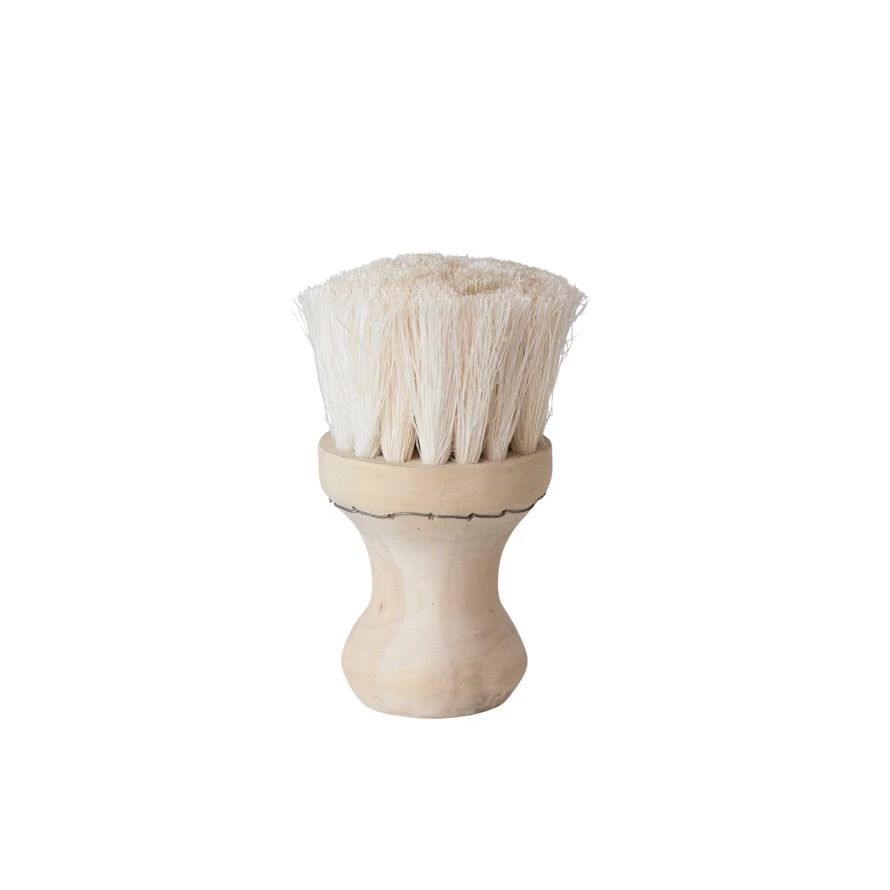 Wood &amp; Sisal Mini Brush