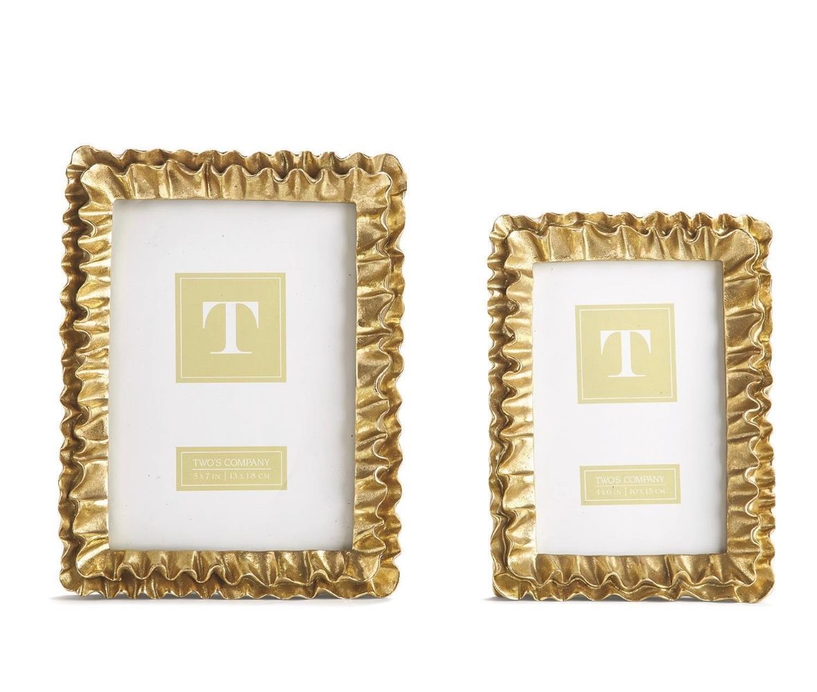 Gold Ruffle Frame 4 x 6