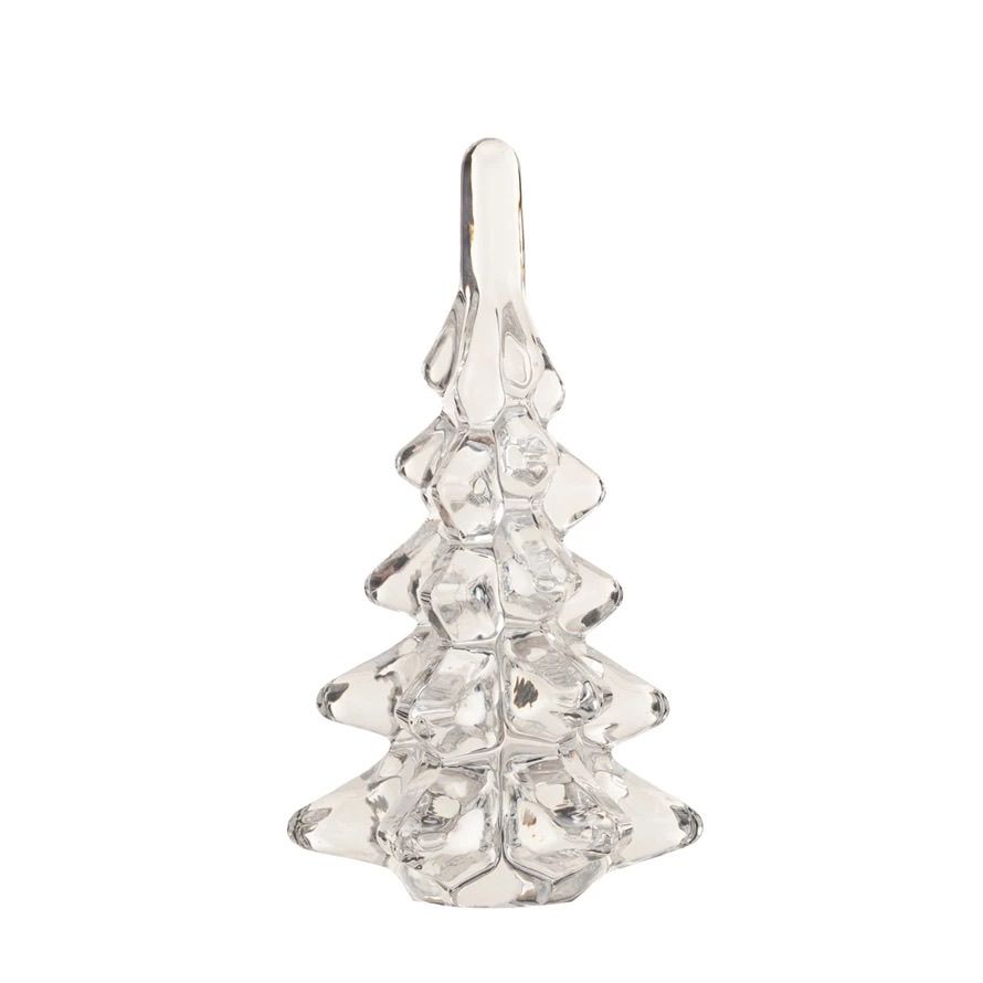 Small Clear Glass Christmas Tree