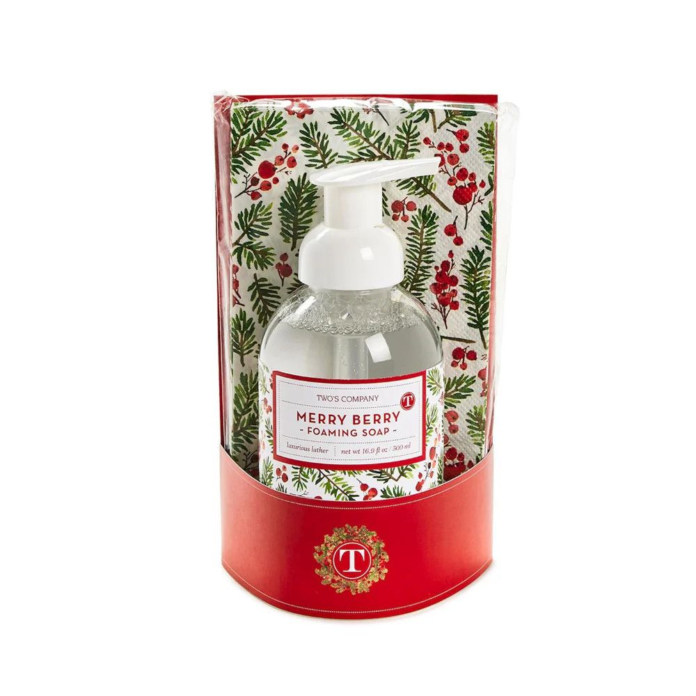 Merry Berry Soap &amp; Guest Towel Set