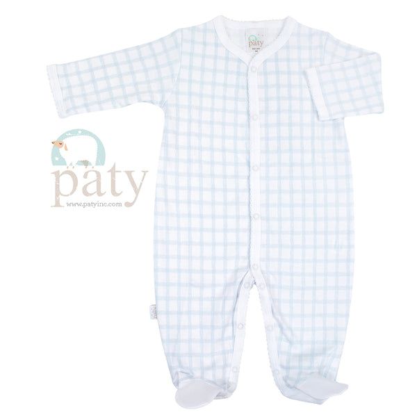 Pima Pajama Blue Gingham