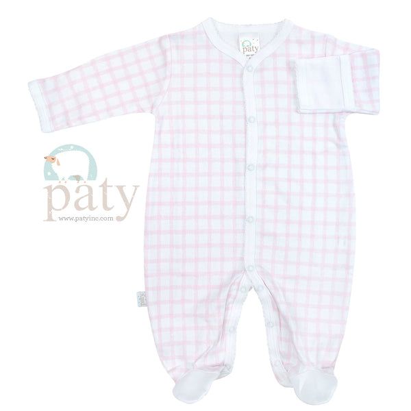 Pima Pajama Pink Gingham