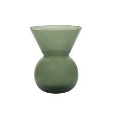 Green Recyled Glass Vase
