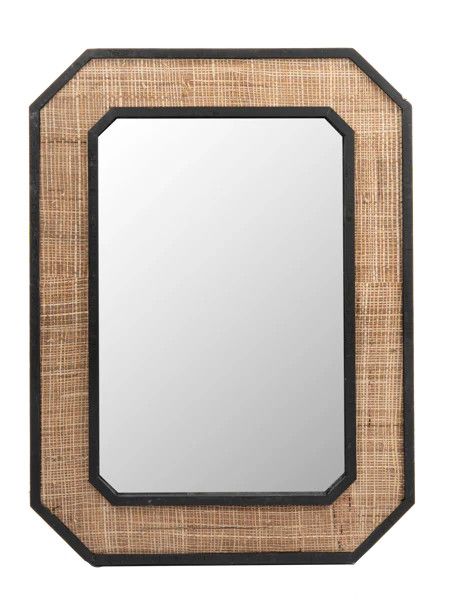 Black &amp; Cane Mirror