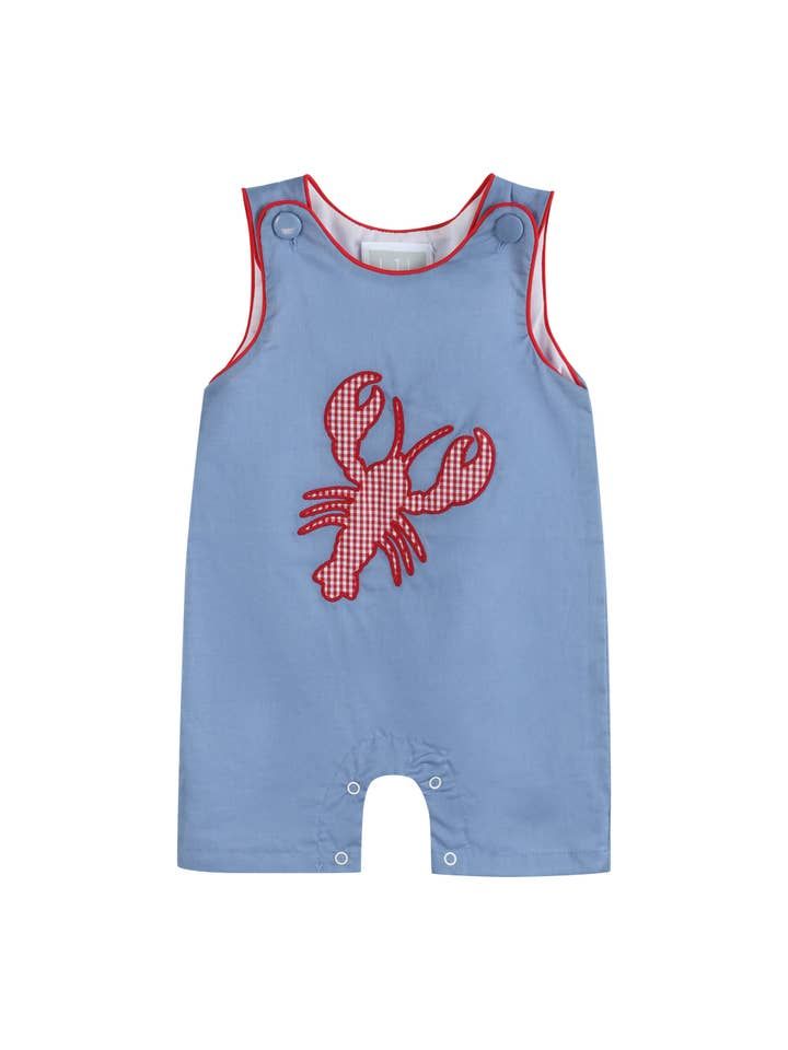 Denim Look Crawfish Romper