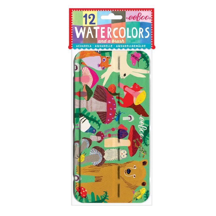 Eeboo Mushroom Watercolor Paint Set