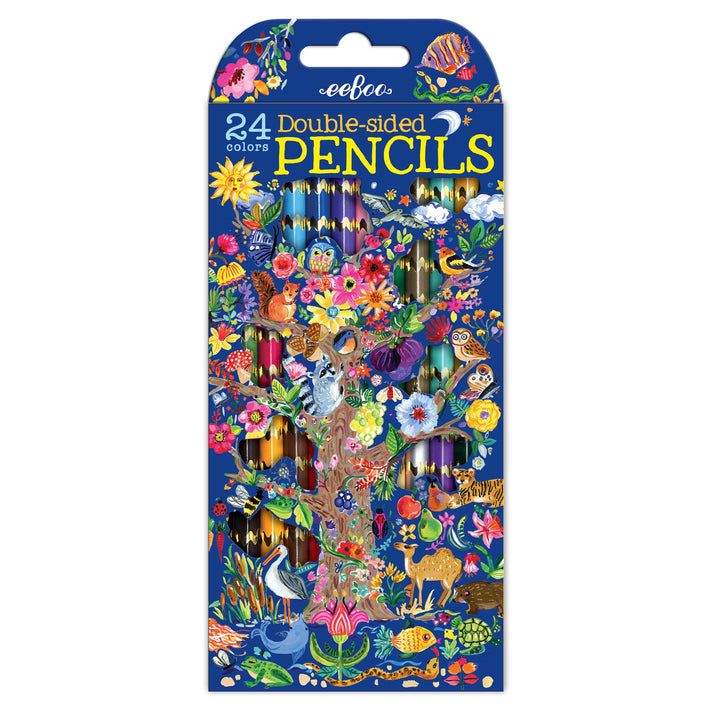 Eeboo Tree of Life Double Sided Pencils