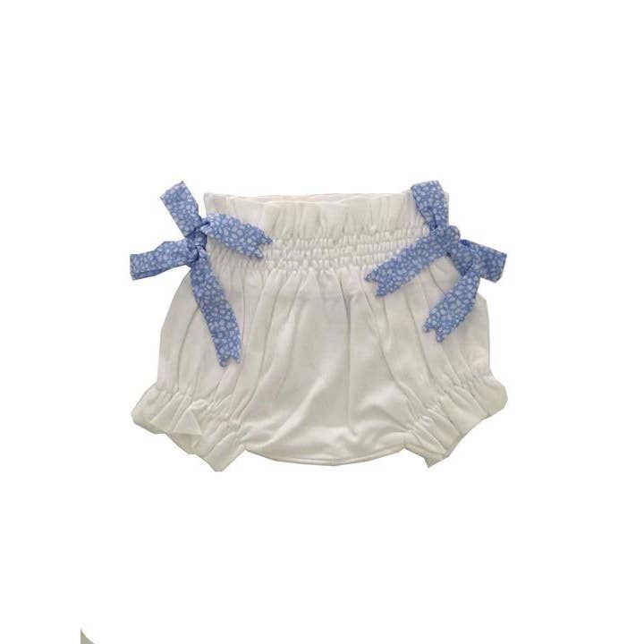 Baby Shorts Blue Liberty Flowers 