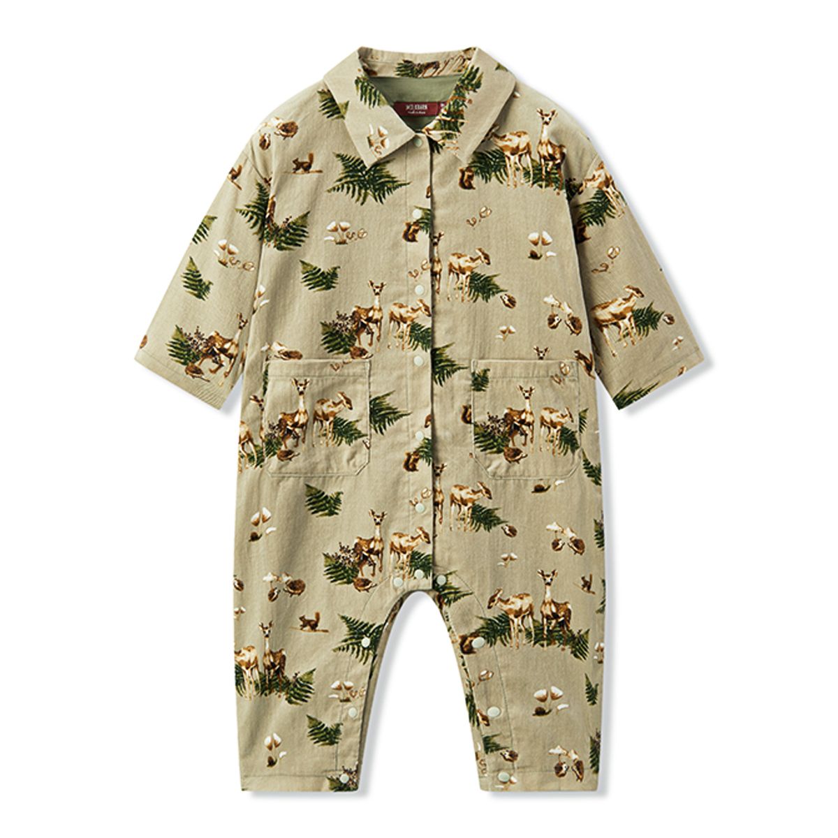 Milkbarn Forest Party Corduroy Snap Jumper