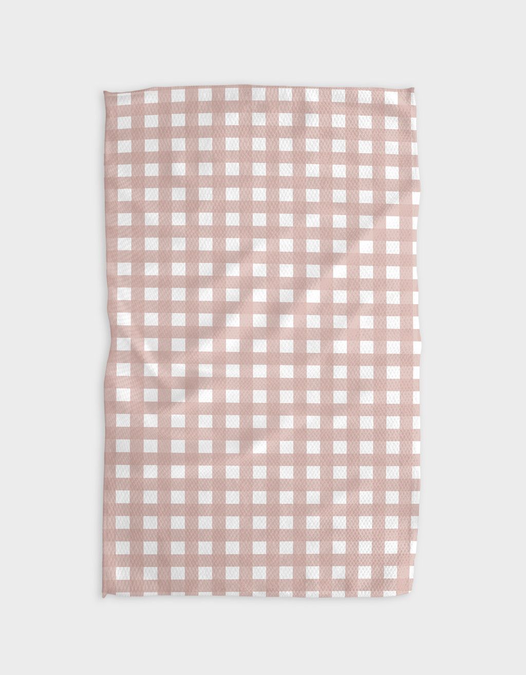 Geometry Dusty Rose Kitchen Tea Towel